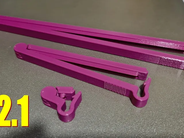 Bag Clip V2 with automatic snap-in mechanism