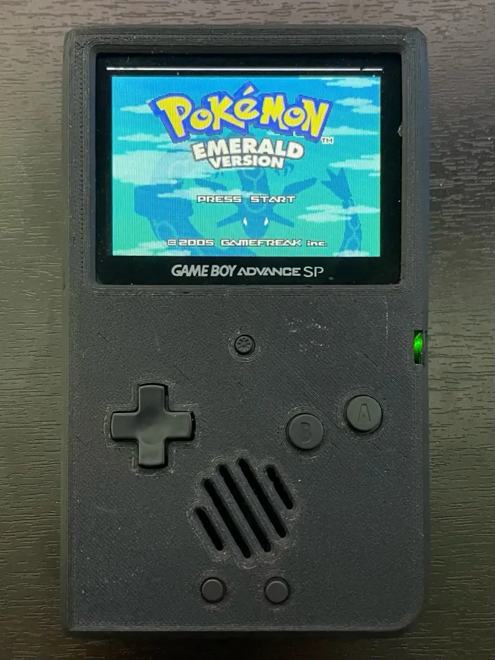 Game Boy Advance SP Pocket Shell by Miami99, Download free STL model