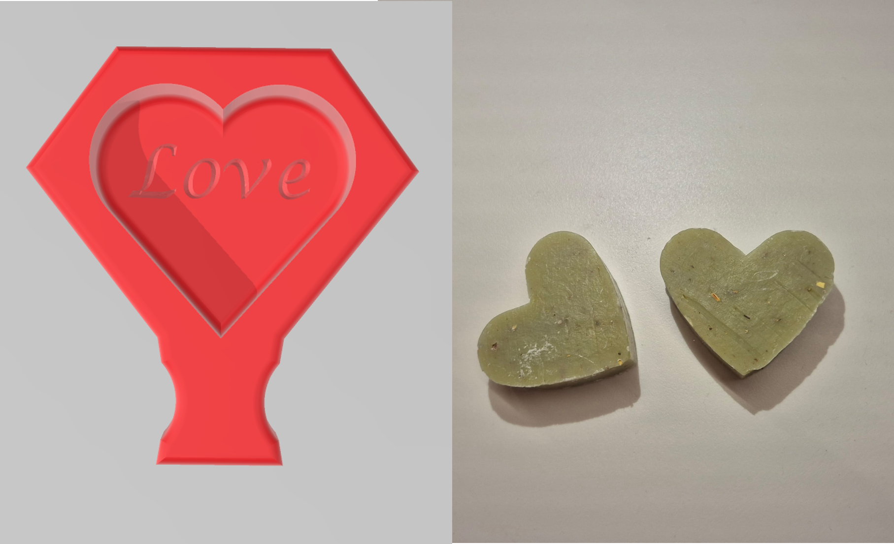 Heart Soap Mold