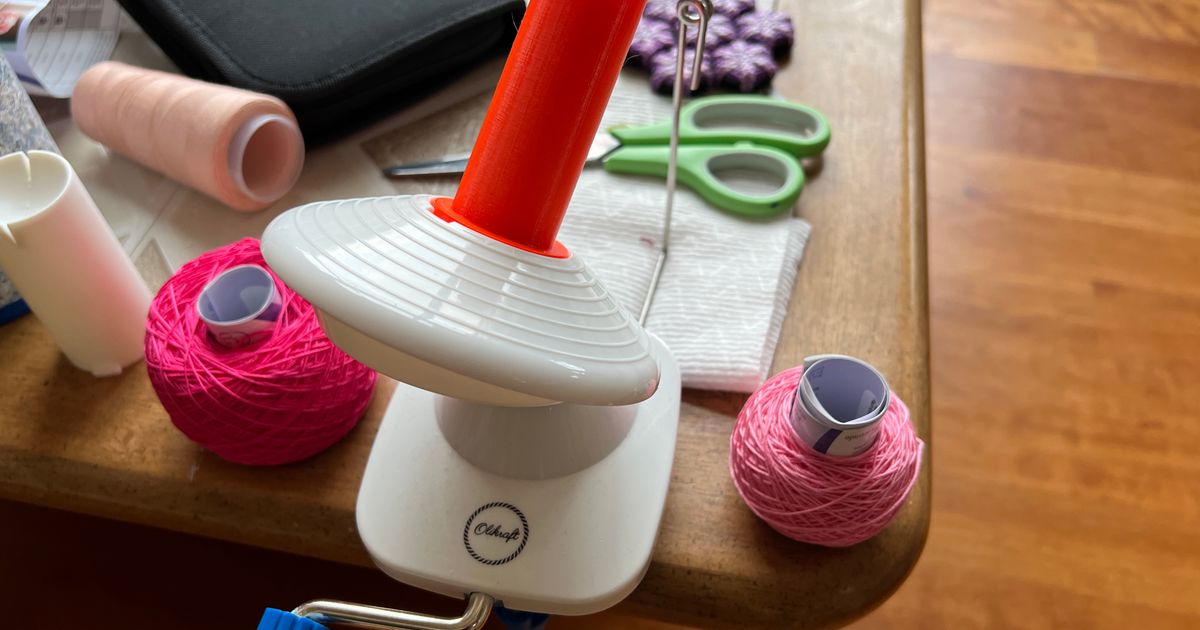 Olikraft bobbin winder centers by AdrianGarside Download free STL model