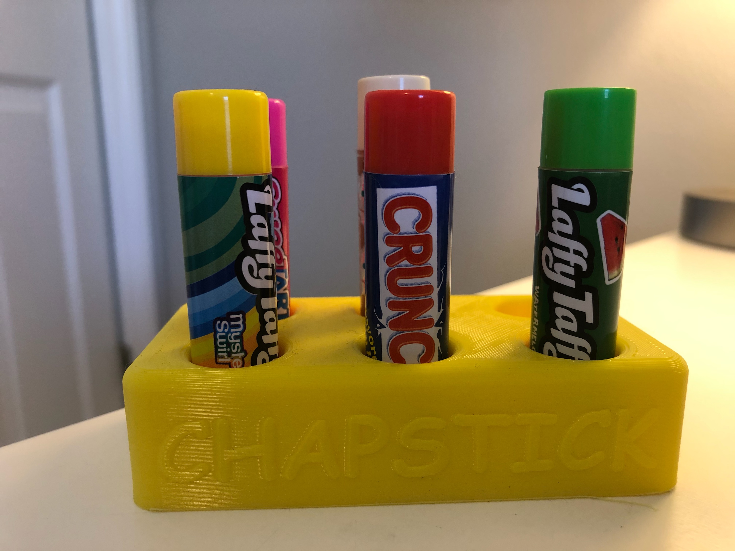 Chapstick Holder x6 by mbrowwwn | Download free STL model | Printables.com