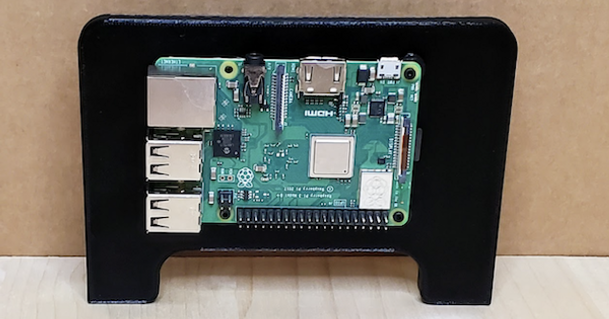 Vertical raspberry pi 3 or 4 mount by derik whittaker download free