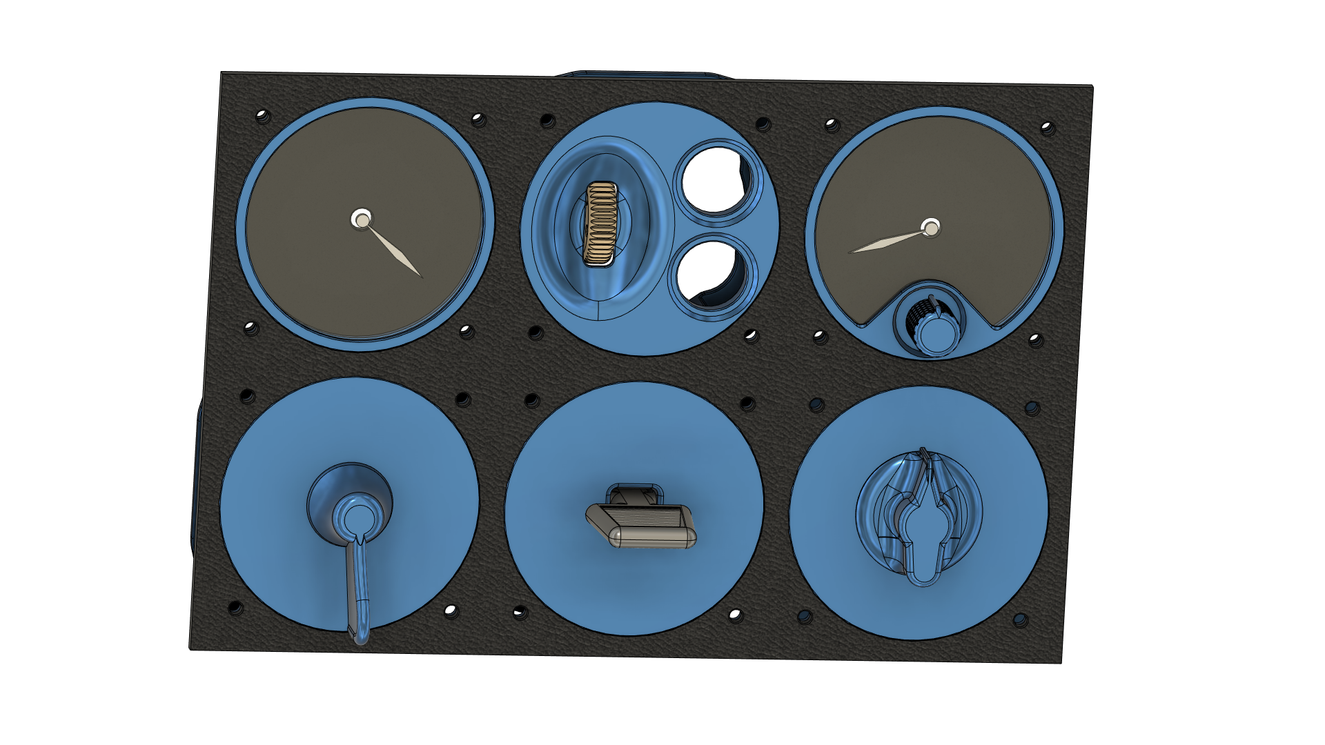 Frame for the Instrument Panels (Easy Home Cockpit Project)