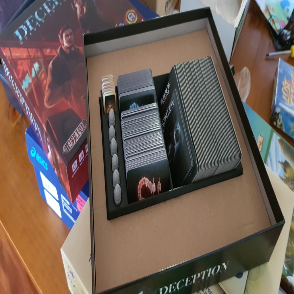 Deception Murder in Hong Kong box organiser insert