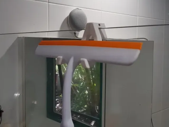 Shower Scraper Squeegee hanger holder