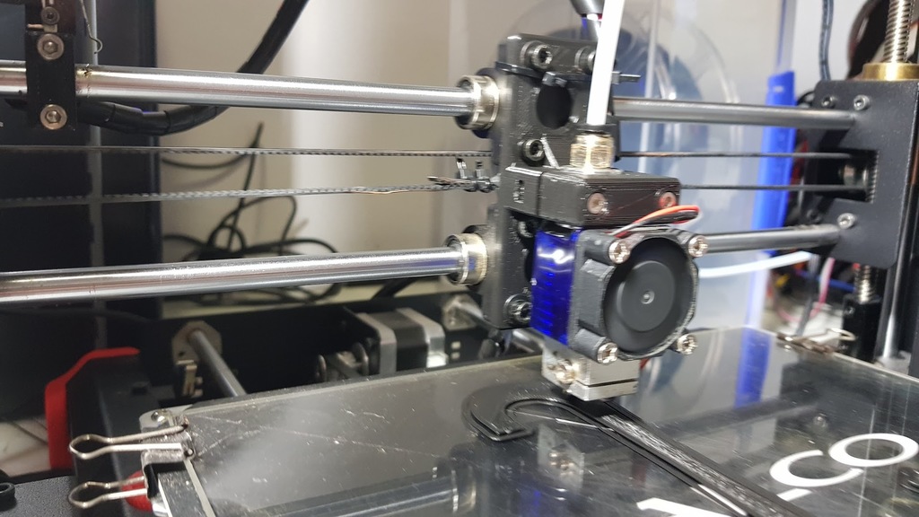 Wanhao duplicator i3 - e3d v6 Minimal -Bowden hot end mount by Adrian ...