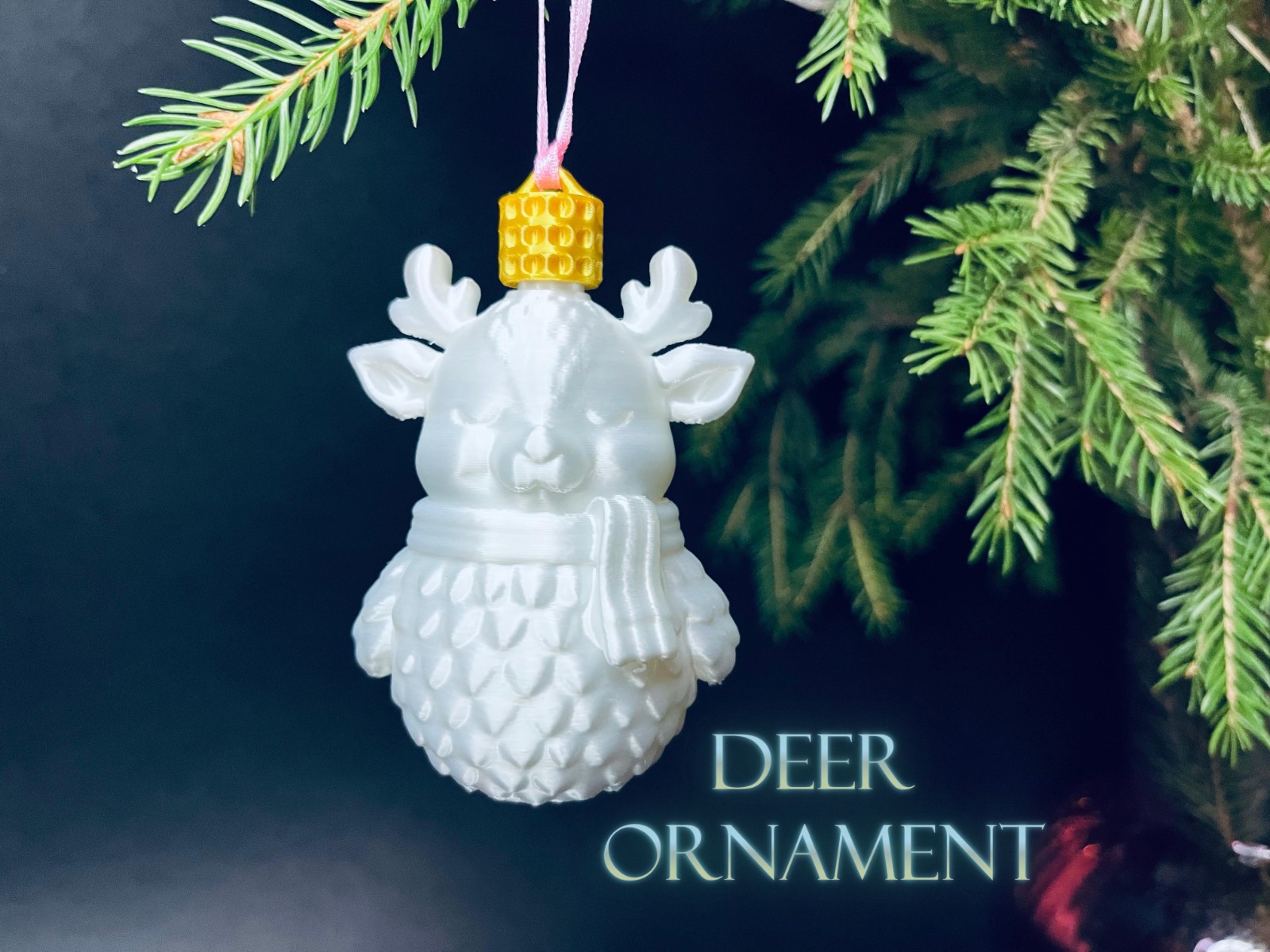 Christmas tree deer ornament decor collection 2025