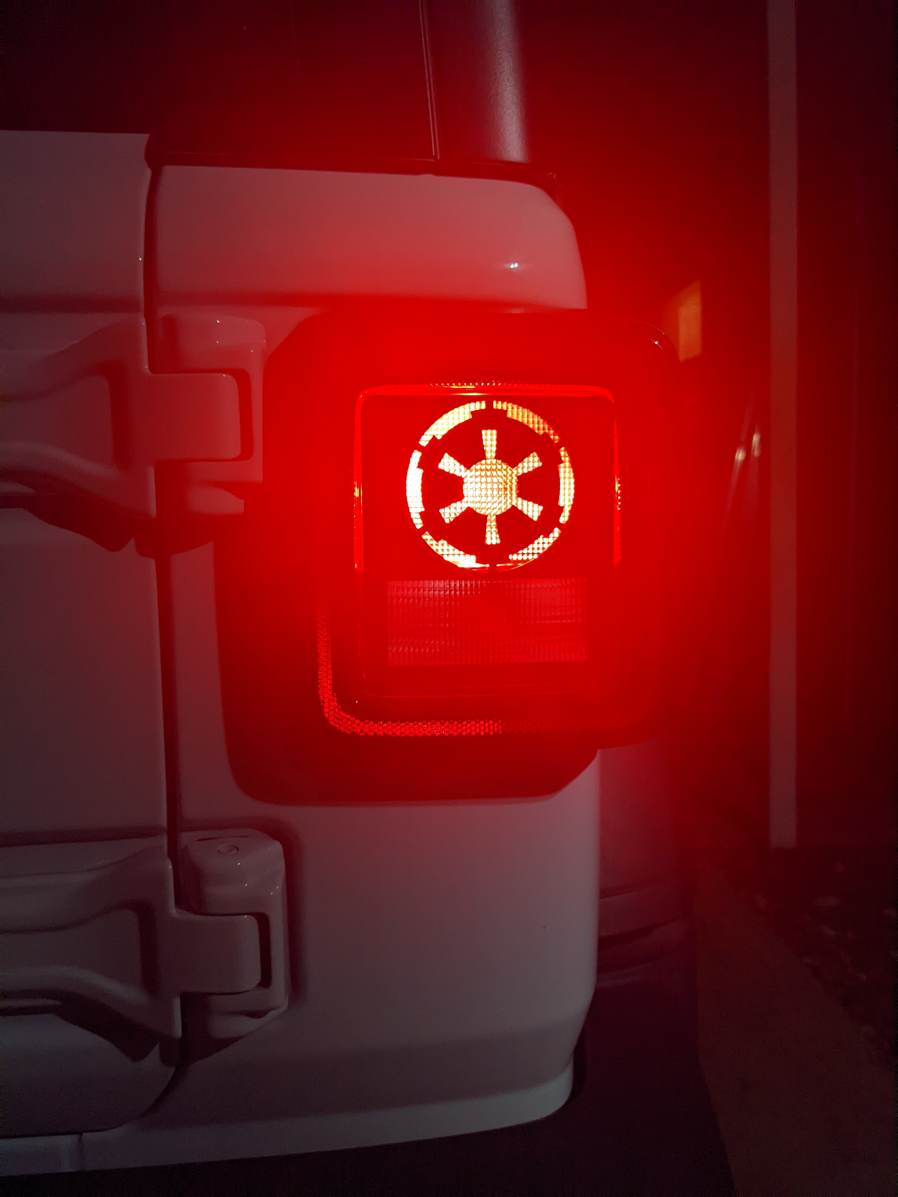 Star Wars Imperial Cog Taillight Cover for Jeep Wrangler JL