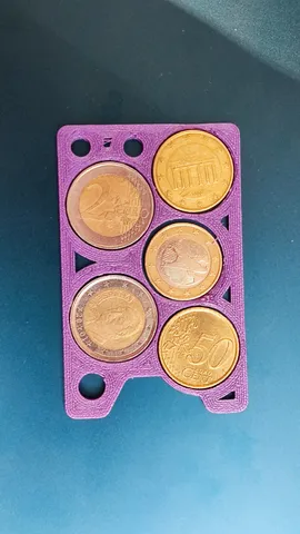 Euro Coin Card, optimized for the slimpuro wallet