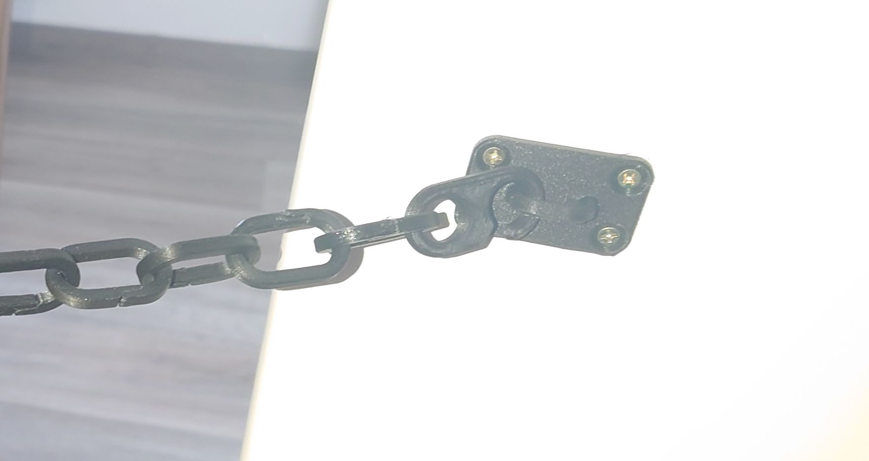 Hook and anchor for chain link