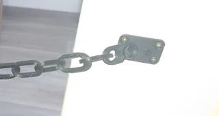 Hook and anchor for chain link