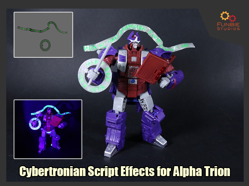 Cybertronian Script Effects for Transformers Alpha Trion