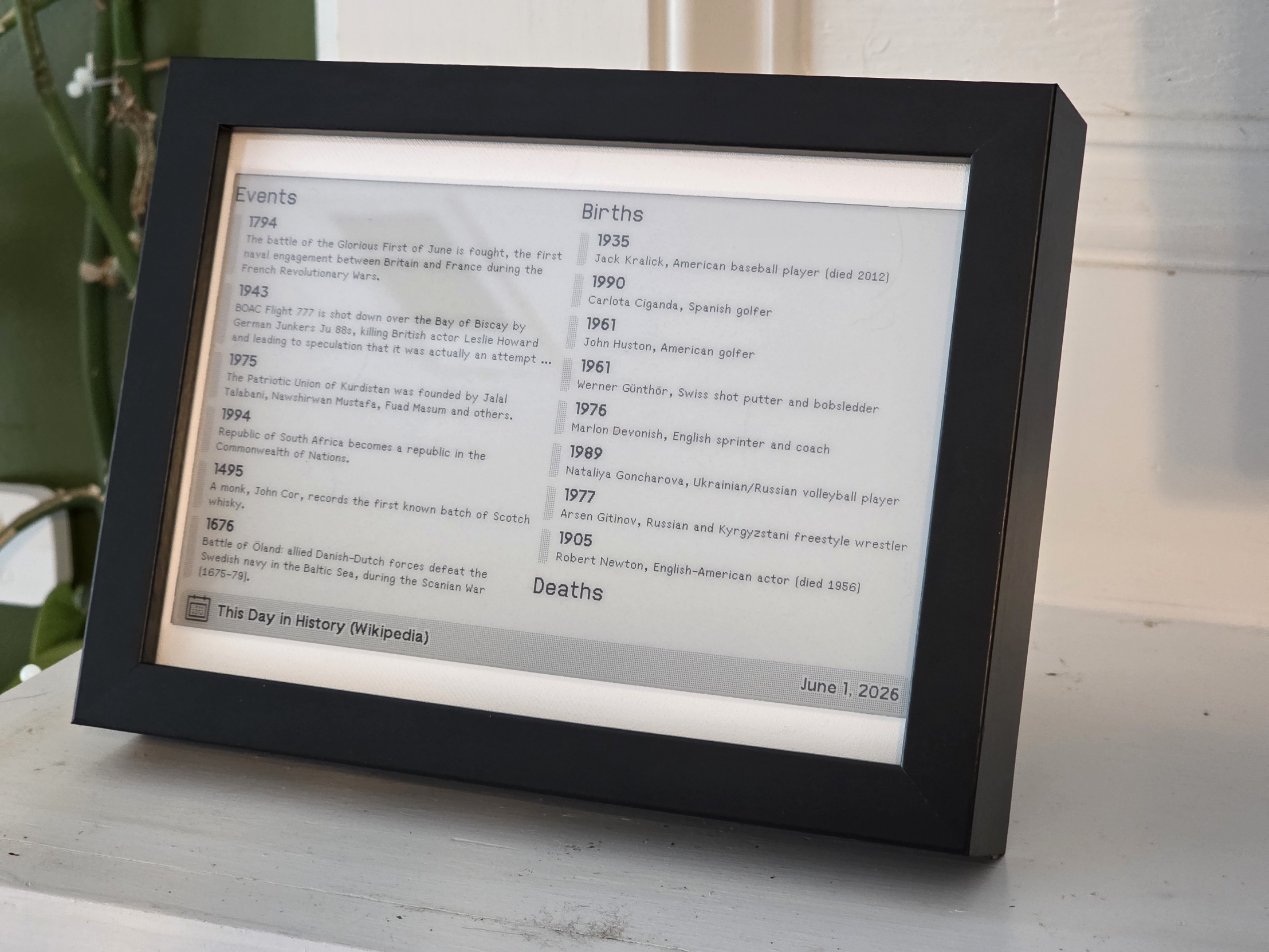 Seeed Studio TRMNL 7.5" (OG) DIY Kit IKEA RÖDALM Frame