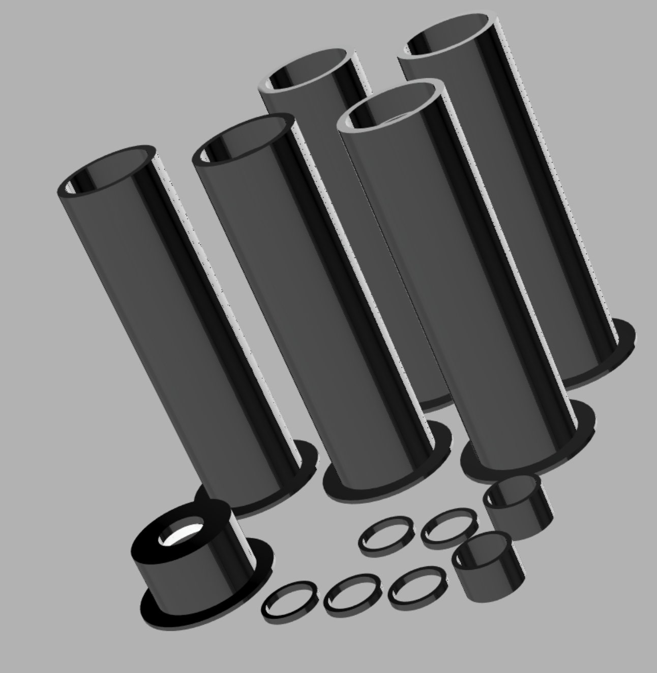 Prusa Box Spool Tank Bearing Conversion 5 Roller Set