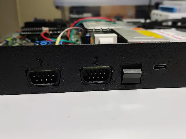 Commodore 64 Side Plate with USB-C PD Decoy Mount