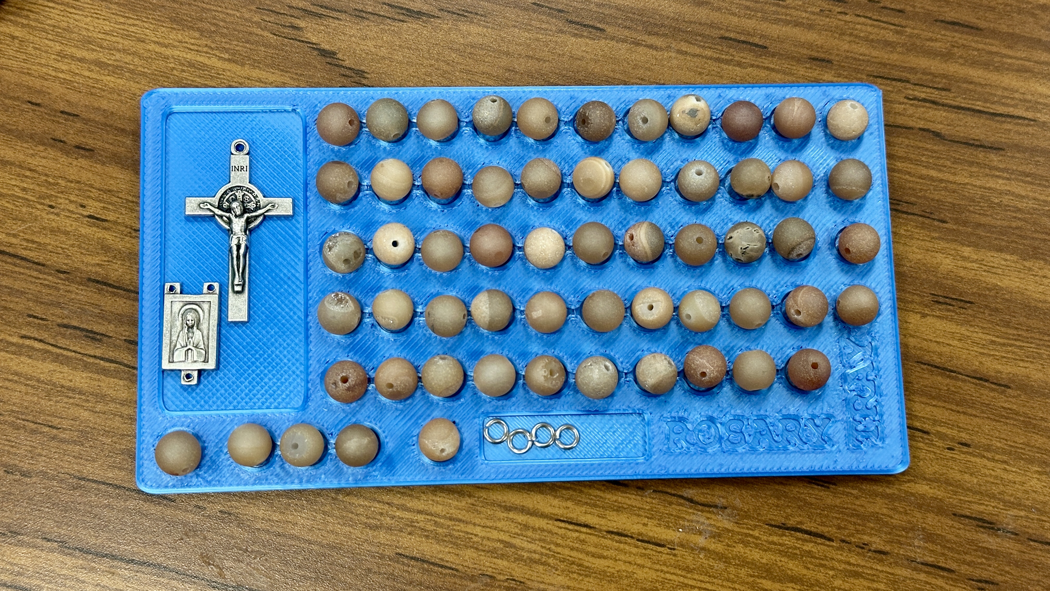Bead Layout Tray for Making Rosaries