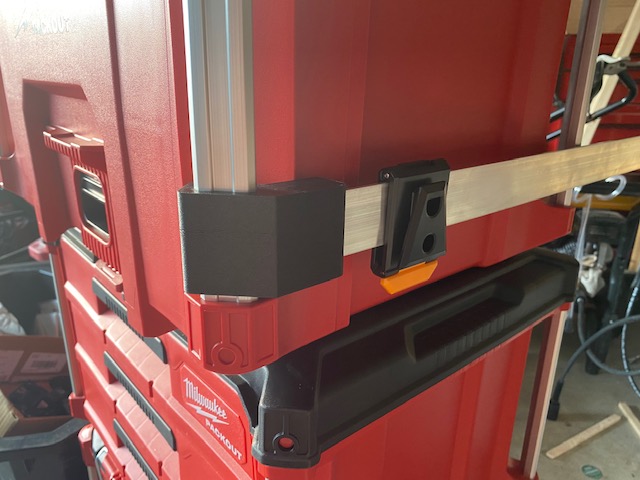 Miniatura 4 do modelo 3D Milwaukee Packout Rail bracket