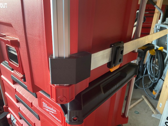 Miniatura 7 do modelo 3D Milwaukee Packout Rail bracket
