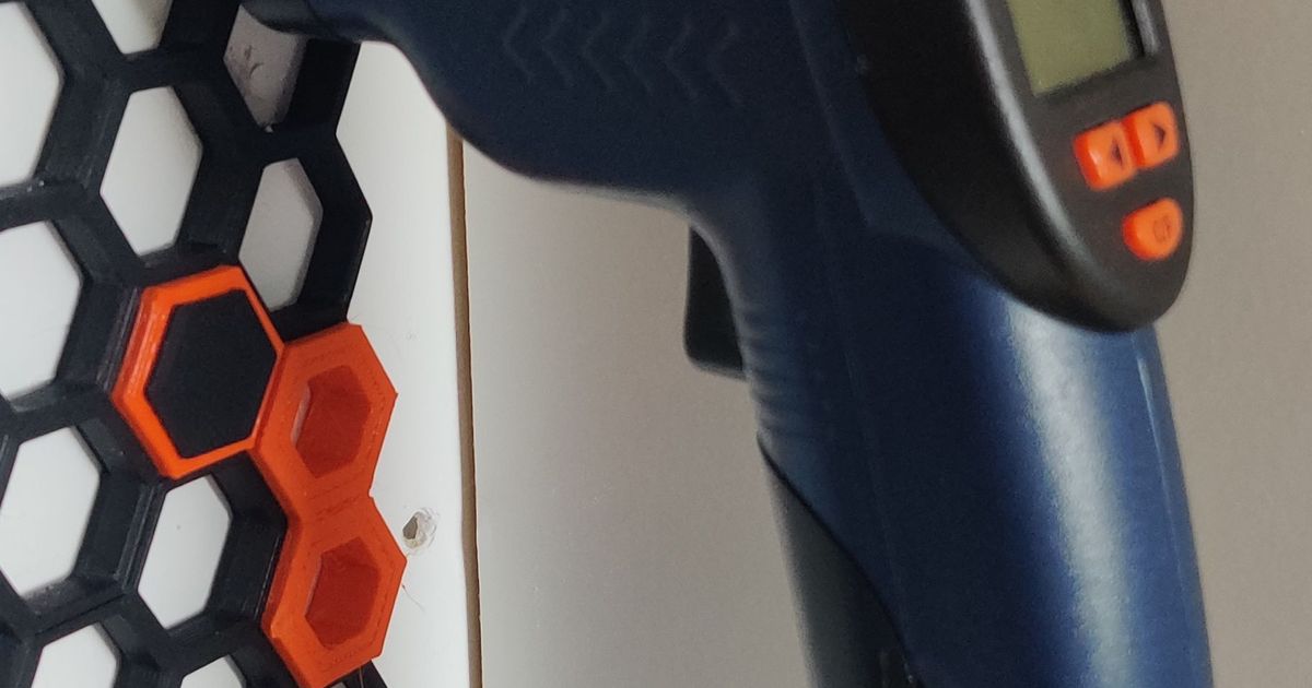 InfraRed Thermometer holder 18mm for storage wall by