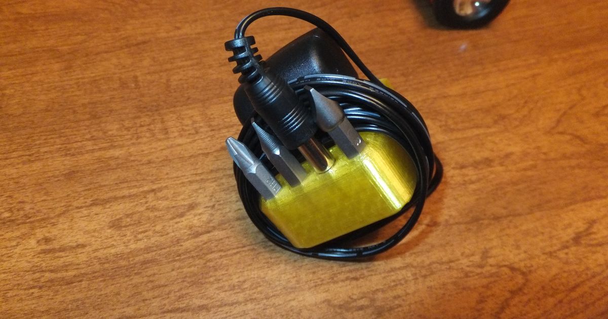 Charger Organizer Bit Rack By Nscale toni Download Free STL Model 