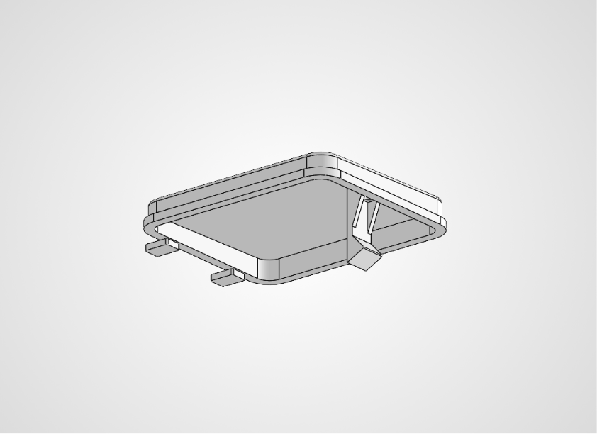 VU, VY, VZ Commodore ute bumperette bolt cover