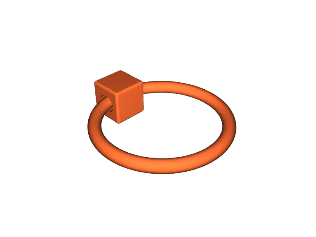 Cubes Through Ring Fidget Toy By Dabbyprints Download Free Stl Model Printables Com