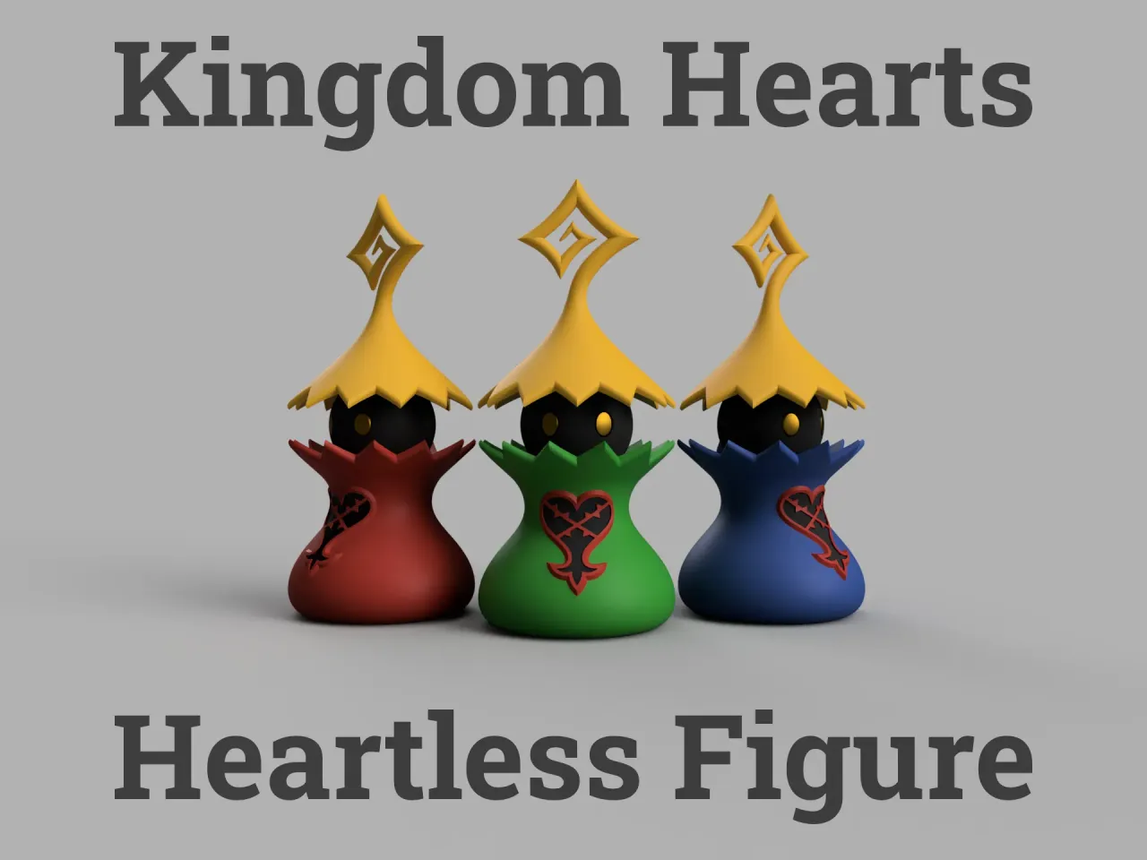 Kingdom Hearts Musical/Flying Heartless Figure by FairLightX8