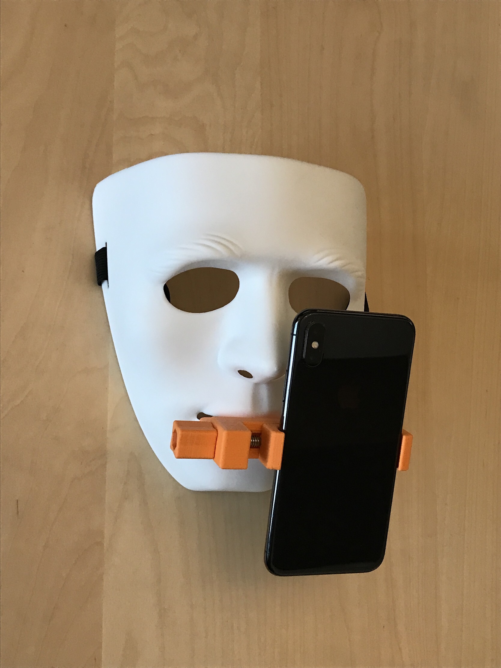 Mouth Mount for Smart Phones by Mott Download free STL model