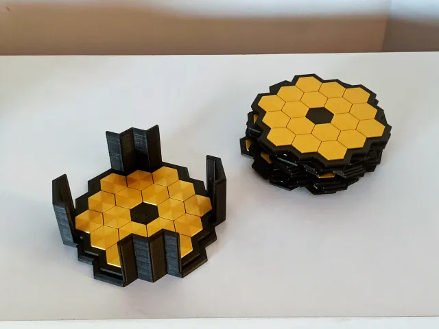 Holder for JWST Drink Coaster
