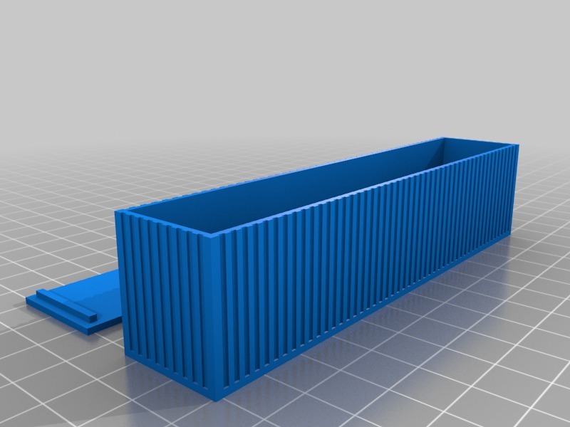 Miniatura 3 do modelo 3D Parametric Shipping Container