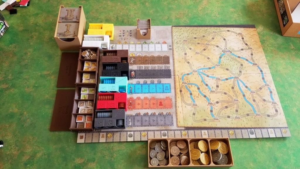 Orleans Ultimate Insert / Organizer + Fits All Expansions + GeekUp Bits -  TMG edition by Mrgigg, Download free STL model