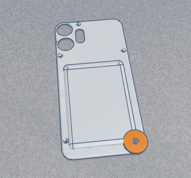 CMF Phone 2 Pro - Card Cover 3D model thumbnail