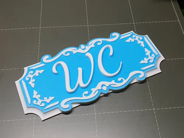 WC door sign