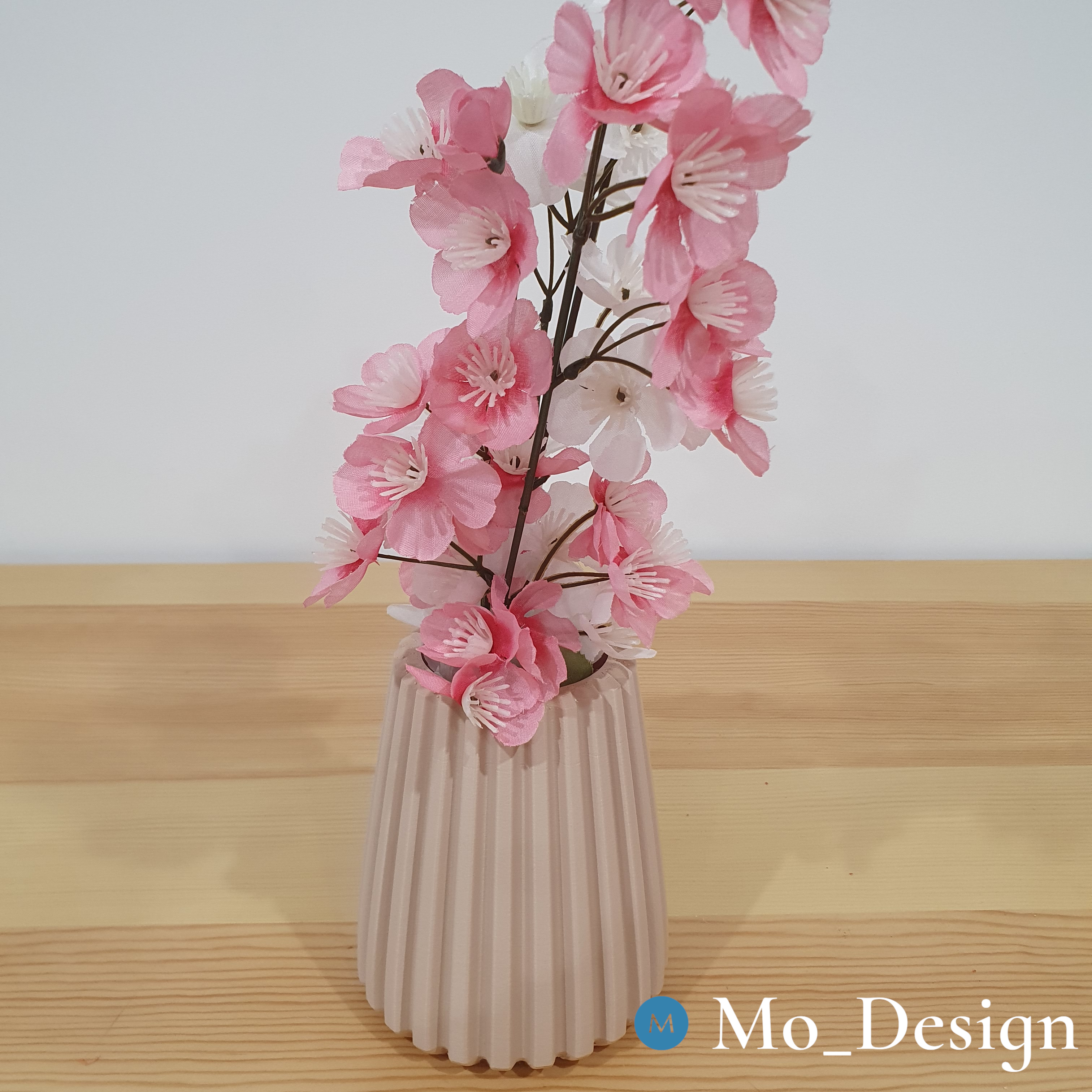 Striped vase
