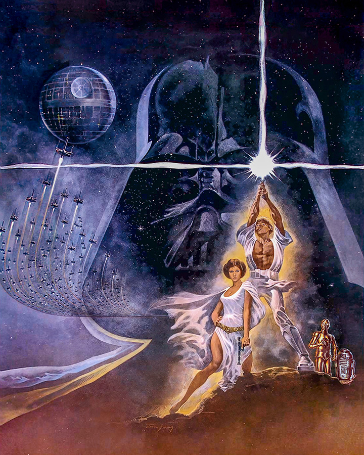 Star Wars: Episode IV – A New Hope - Movie Poster Lithophane