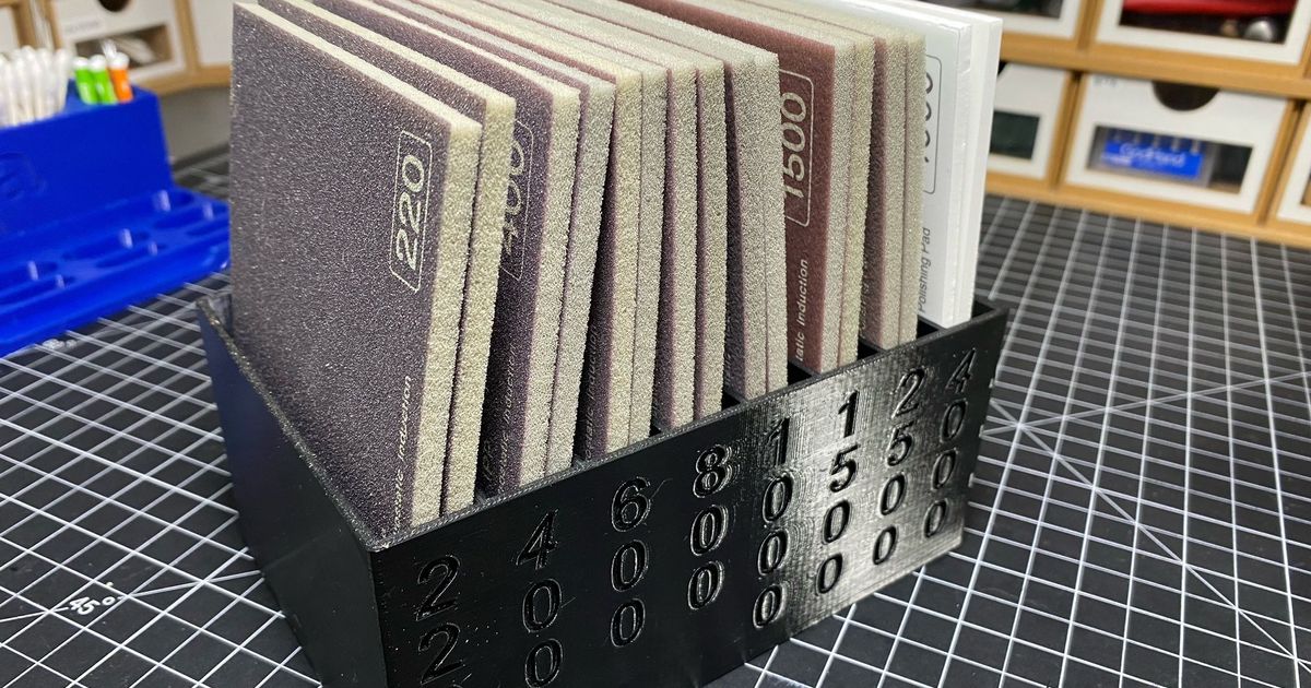 Infini Sanding Sponge Holder by Ricardocab Download free STL model