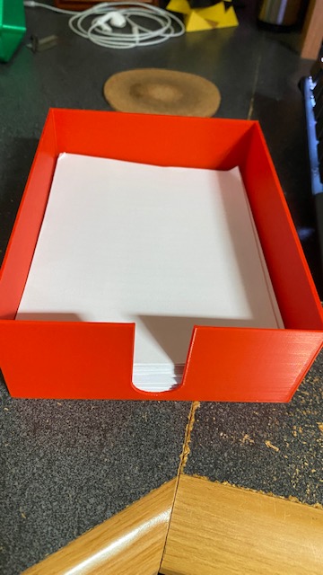 1/4 Sheet Paper Tray