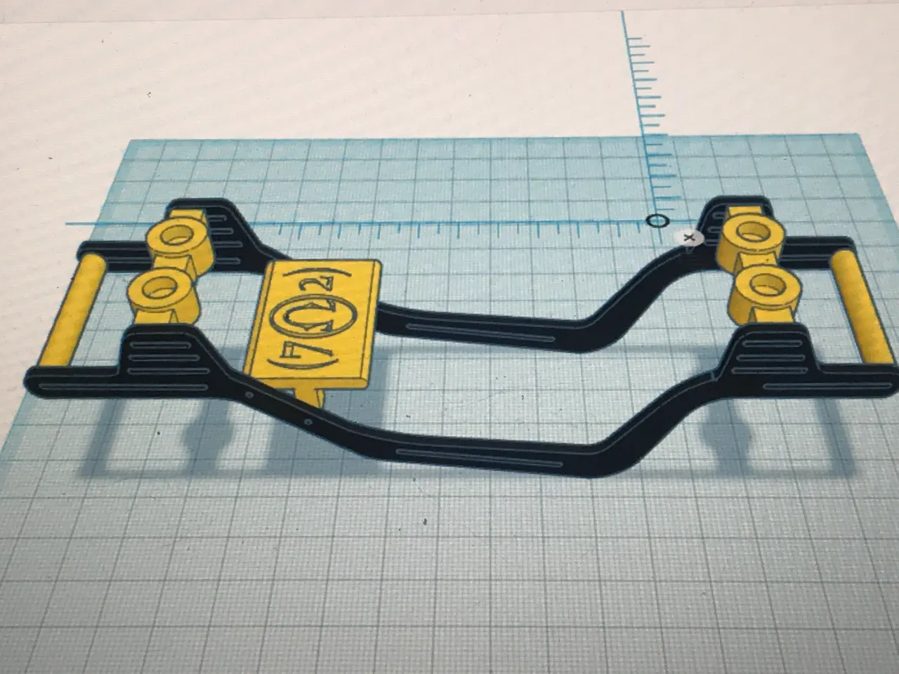 Scx24 Jtframe chassis rails by deft0nes79 | Download free STL model ...