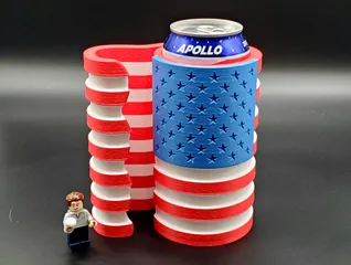 Can koozie with lighter and cig holder by Alex Lawson, Download free STL  model