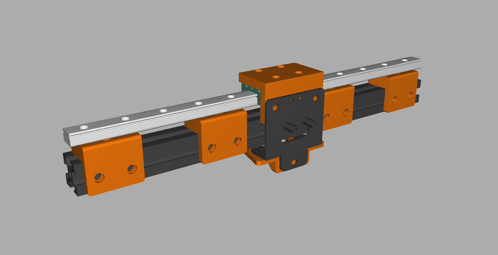Adimlab Gantry-S Top Mount X-Axis Linear Rail Mod - For OEM X Carriage Plate