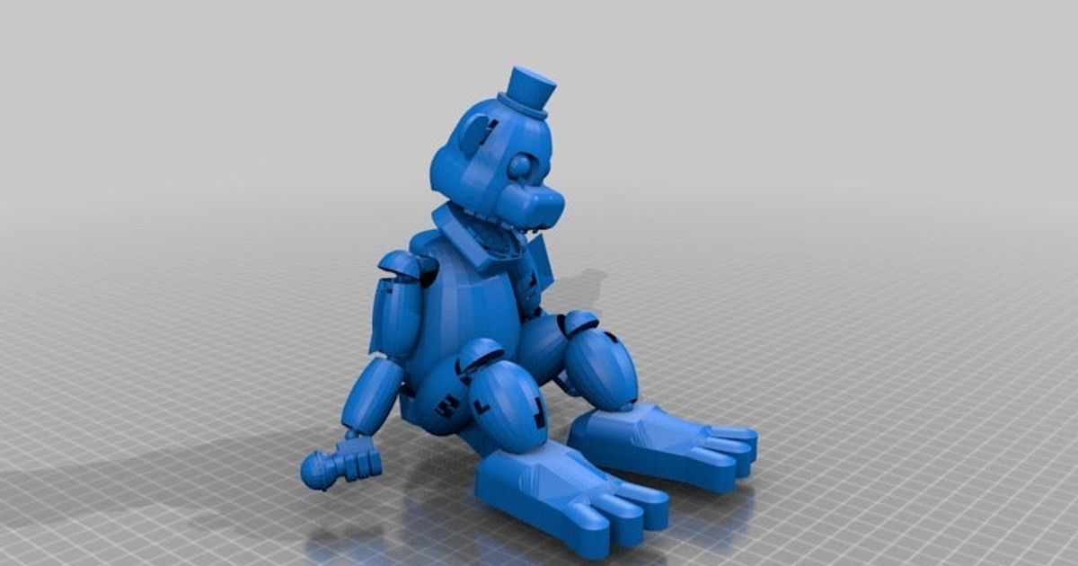 Free STL file freddy fnaf ar 🦸・3D printing template to download・Cults