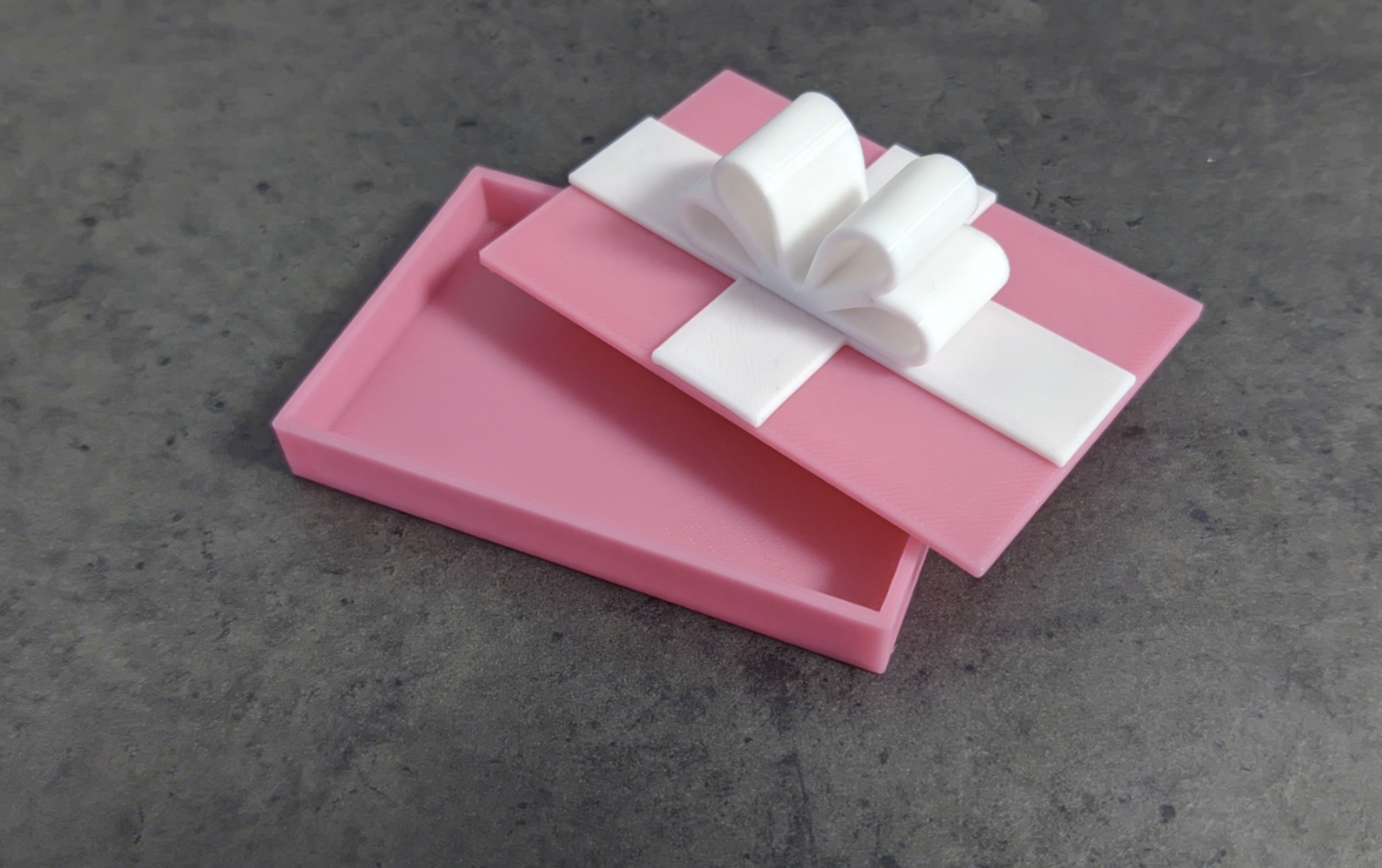 Gift Card Box with Ribbon