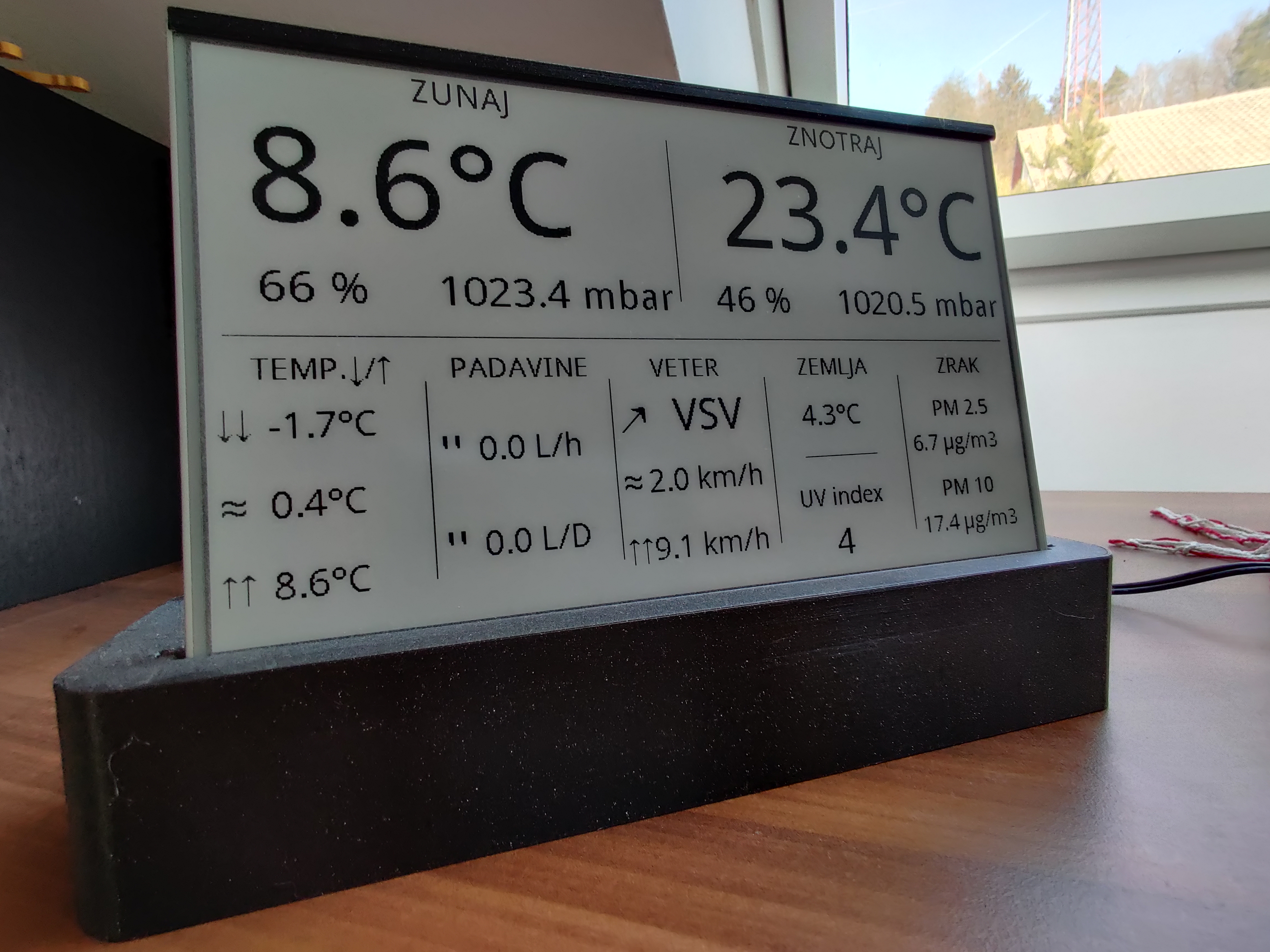 7.5 inch E-ink stand