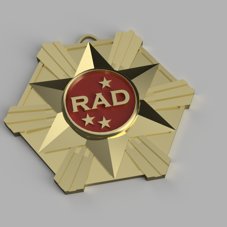 Obey Me! RAD Badge by turret | Download free STL model