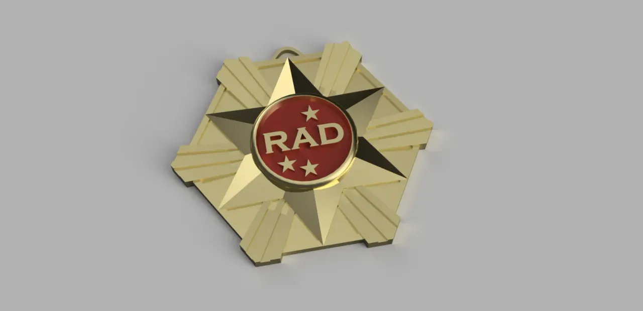 Obey Me! RAD Badge by turret | Download free STL model