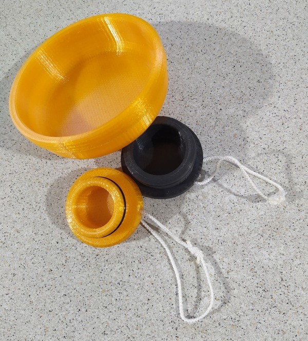 Plugs and Head Cover for the KISS Sidewinder Rebreather