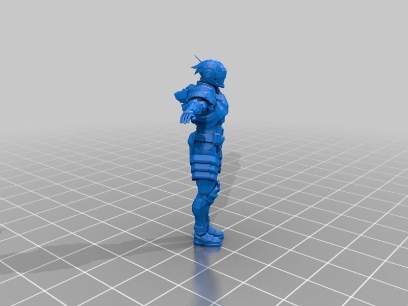 Vanquish Game Low Poly Soldier