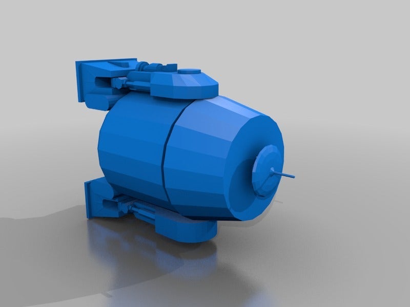 Rebels Chopper Low Poly — miniatura 2