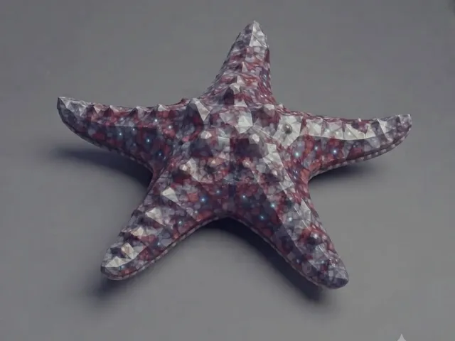 Low Poly Starfish