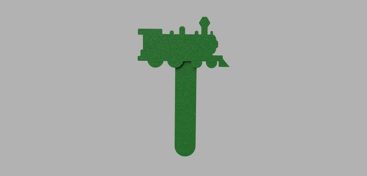 Train bookmark by HB | Download free STL model | Printables.com